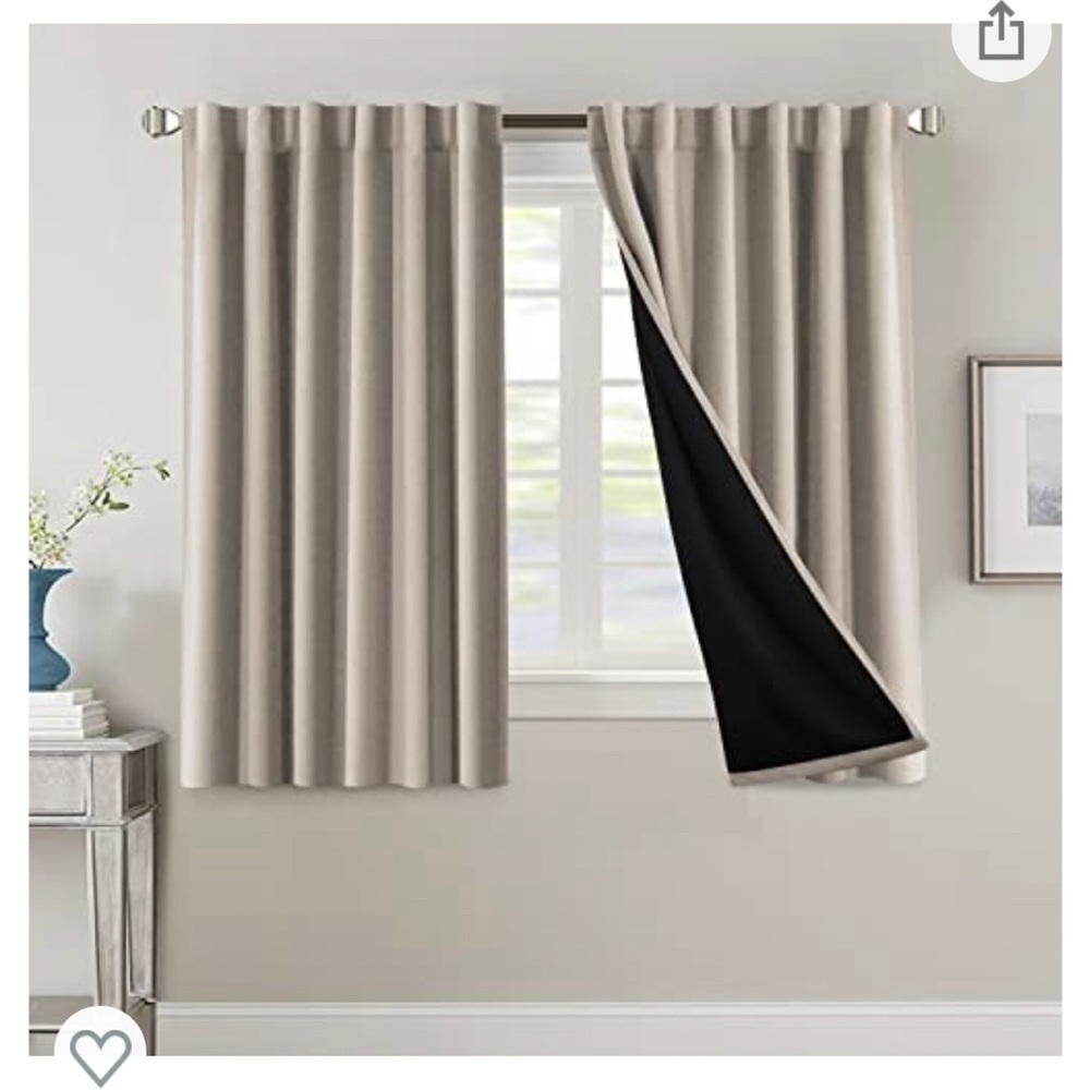 Blackout curtains - Natural
